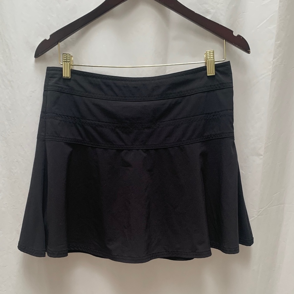 Athleta Black Skort size 6P EUC